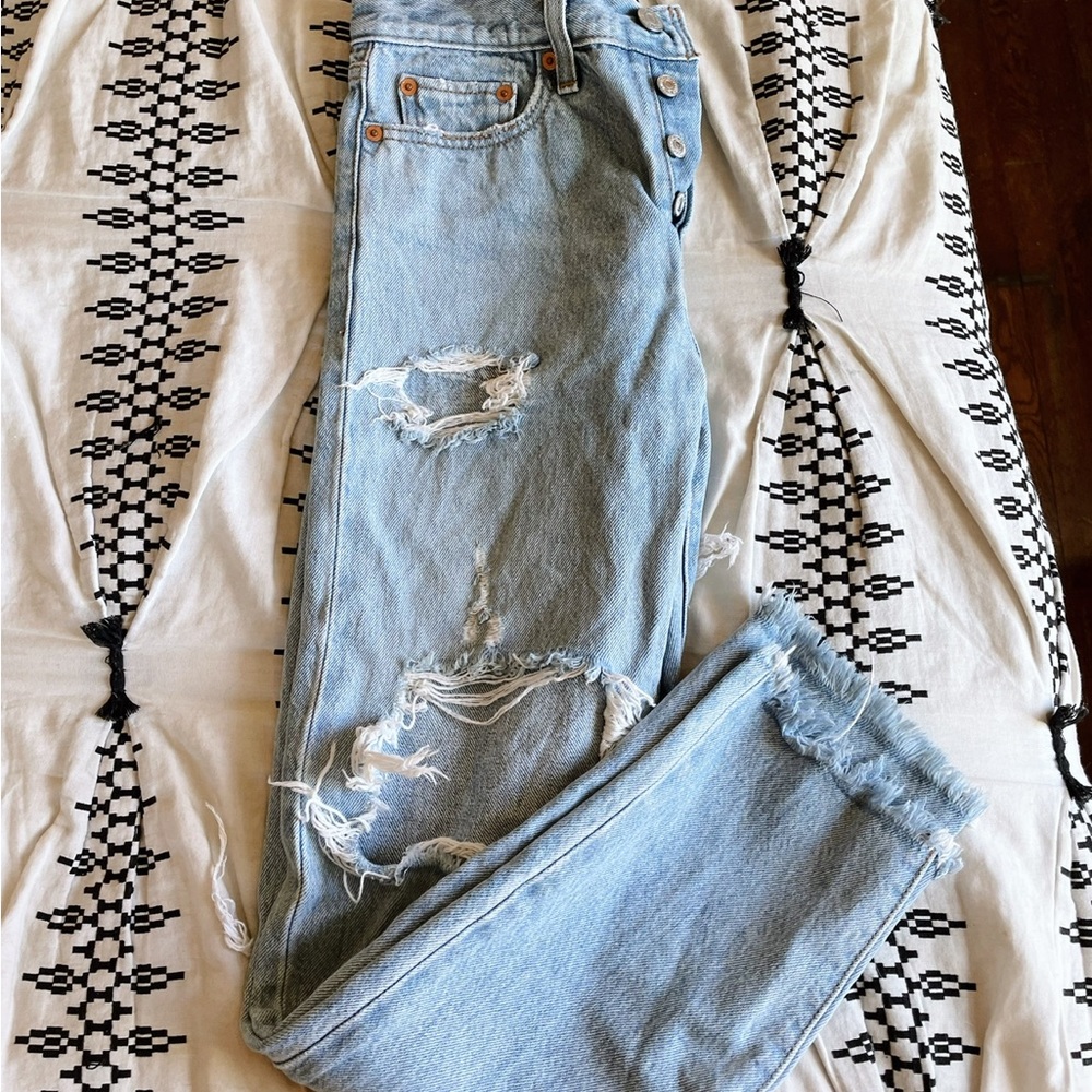 Levi's Light Blue High Rise Women Jeans